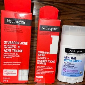 Neutrogena acne products